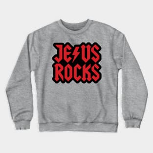 Jesus Rocks Crewneck Sweatshirt